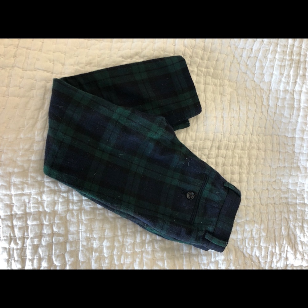 Boys crew lite wool slacks Sz 5.  Like new